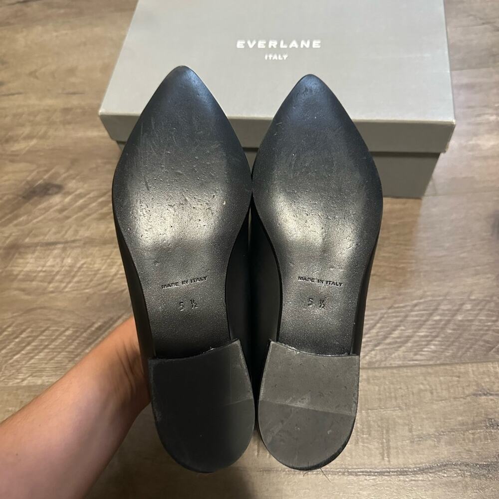 Everlane The Modern Point Loafer Black 5.5 NWB Made In Italy - Picture 6 of 8